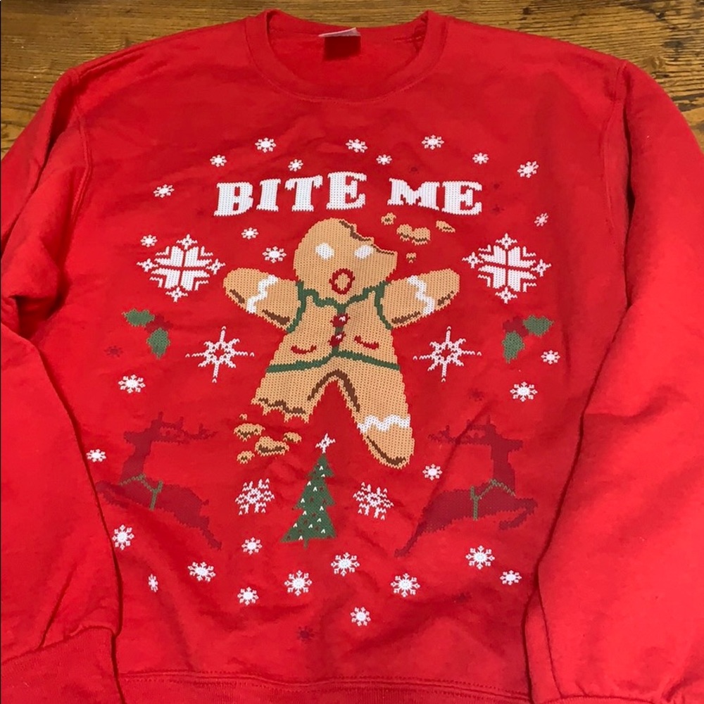 “Bite Me” Christmas Sweater